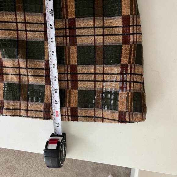 y2k plaid snake print downtown it girl jacket - Picture 7 of 8